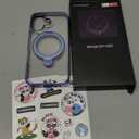 CASEKOO Mist Blue Designed for iPhone 17 Case with 360 Spin Magnetic Stand [Fit for MagSafe][17FT Military Protection] Slim Polished Frame Titanium Alloy Sturdy Stand 6.3'', Mist Blue