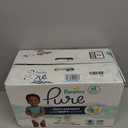 Pampers Pure Baby Diapers, Size 4 (22-37 lbs), 108, Up to 100% Leakproof, Premium Hypoallergenic Soft Diapers
