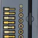 Lang Tools 2584 15-Piece Metric Thread Restorer Set, Black , Gray