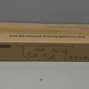 BAYKA Wall Shelves for Bedroom Decor, Floating Wall Shelves for Living Room Kitchen Storage, Wall Mounted Rustic Wood Shelves for Kids Books, Small Shelf for Bathroom (White and Gold ,Set of 4)