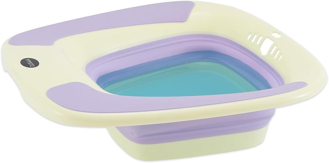 Sitz Bath, Sitz Bath for Postpartum Care, Sitz Bath for Hemorrhoids, Sitz Bath for Toilet Seat, Sits Bath Tub for Women Men Adults, Sitz Bath Soak Salts Basin, Hip Bath Bowl, Collapsible, Purple
