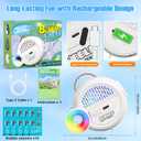 Bubble Machine for Kids Toddlers, Automatic Bubble Blower with RGB Light, 4000+ Bubbles/Min Bubble Maker with 10 Refill Packs, Easter Christmas Birthday Party Gifts for 3 4 5 6 7 8 Year Old Boy Girl