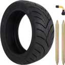 90/55-7 Vacuum Tire, 11 Inch Tubeless Scooter Tire with Air Valve