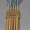 Handy Gourmet ECO Wooden Silicone Utensil 5pc Set in Sage