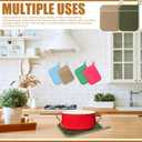WILLBOND 12 Pieces Funny Pot Holders with Pocket for Kitchen Heat Resistant Oven Mitts Pot Pads for Baking Cooking Teacher Appreciation Christmas Housewarming Gifts