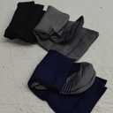 Doctor's Select 3 Pairs Plus Size Compression Socks Wide Calf - Up to 6XL | 20-30 mmHg Compression Socks for Women Wide Calf | Soreness Support | Black, Gray, Navy (XX-Large)