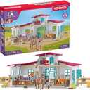 Schleich Horse Club - 115 PC Lakeside Riding Center Horse Toy Playset with Horses and Riders, Barn and Farm Figurine Accessories - Farm Toys for Girls and Boys - Realistic Kids Toys Ages 5+ | 42567, Medium