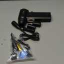 IVJ Compressed Air Duster, 180000RPM Super Power Cordless Electric Air Duster with LED Light Rechargeable 4 Gear Adjustable Mini Air Duster, Dust Blower for Computer, Keyboard, House, Outdoor and Car