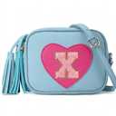 OYLOLA 3 4 5 6 7 8 Year Old Girl Birthday Gifts Initial Toddler Girl Purse Kids Purse Toddler Girls Gift Heart Purse X