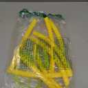 Poen 2 Pcs Detachable Hoop and Jump Rope Set Include 7.3 Ft Skipping Rope and 23 Inch Adjustable Exercise Hoop Gymnastic Fitness Exercise Gift Equipment(Yellow)