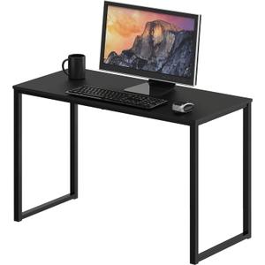 SHW Mission 32-Inch Home Office Computer Desk, Black