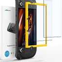 JSAUX 2-Pack Steam Deck Screen Protector, Ultra HD Glass Protector 9H Hardness Easy to Install with Guiding Frame Scratch Resistant Tempered Glass for Steam Deck/Steam Deck OLED, Come with Toolkits