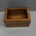 Dryer Sheet Holder, Acacia Wood Laundry Sheets Container, Laundry Room Organization and Storage for Farmhouse Laundry Room Decor and Accessories, Fabric Sheet Dispenser