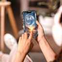 Case for iPhone 13 Pro Max Case,Marble Pattern 3 in 1 Heavy Duty Shockproof Full Body Women Men Hard PC Soft Silicone Rugged Bumper Drop Protective Case Cover for iPhone 13 Pro Max,Navy Blue