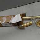 Gold Tension Curtain Rod 41-126 In, Outdoor Curtain Rod | No Drilling for Window,Heavy Duty Shower Rod,Rod Diameter 1.26In-One-bond stretching
