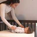 Naturepedic Organic Crib Mattress - 2-Stage Lightweight Infant & Toddler Mattress with Protector Pad - Waterproof, Breathable & Non-Toxic for Baby and Toddler Bed