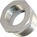 1-1/2" Male x 1" Female Thread Reducer Bushing Pipe Fitting, Adapter, Stainless steel SS 304 NPT