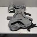 Momcozy Portable Baby Carrier  Compact & Lightweight, Adjustable for Travel, Fold & Go Convenient Storage Hip Pouch, Wide Shoulder Straps, Soft Skin-Friendly Fabric, for Babies 1235 lbs (Grey)