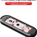 2PCS Car Door LED Lights Projector, 7 Colors Magnetic Vehicle Wireless Sill Courtesy Warning Lamp, USB Rechargeable Auto Interior Ambient Sensing Welcome Lights, Universal Fit