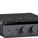 Fosi Audio BT20A MAX Stereo Power Amplifier, 300W x 2 Hi-Fi Audio Amp with PFFB Technology, LDAC Bluetooth 6.0, Dual Independent Power Supply, Remote Control, Perfect for 2.1 Systems & Home Audio