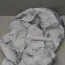 Rectangle Fitted Table Cover Waterproof Stain-Resistant Wipeable Polyester Tablecloths with Elastic Edge Design Fits 4 Foot Tables for Indoor, Picnic, Camping, Outdoor, 48" x 24" (White Marble)