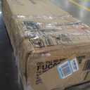 PVWIIK Upholstered Full Size Daybed with Trundle for Bedroom Guest Room Living Room,Solid Wood Bed Frame w/Twin Trundle, No Box Spring Needed,(Beige)