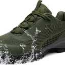 Hiking Shoes Women Waterproof Lightweight for Trail Trekking Camping Outdoor (6, Green)
