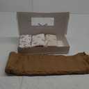 Yoofoss Muslin Swaddle Blankets, 4-Pack Receiving Blankets for Baby Boys and Girls, 47 x 47 Inches Baby Neutral Swaddle Wrap 70% Rayon from Bamboo and 30% Organic Cotton (Coffee & Leaves)