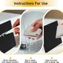 4 x 4" x 3" Mini Chalkboard Signs for Food, 28 Pack Mini Table Chalkboard Signs for Buffet, Reusable Drink and Food Signs for Buffet Display, Party and Bakery