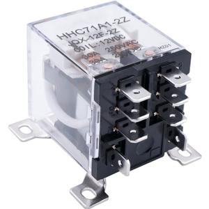 TWTADE/JQX-12F-2Z DC 12V Coil Voltage 30A DPDT 2NO+2NC General Purpose High Power Relay 8 Pin