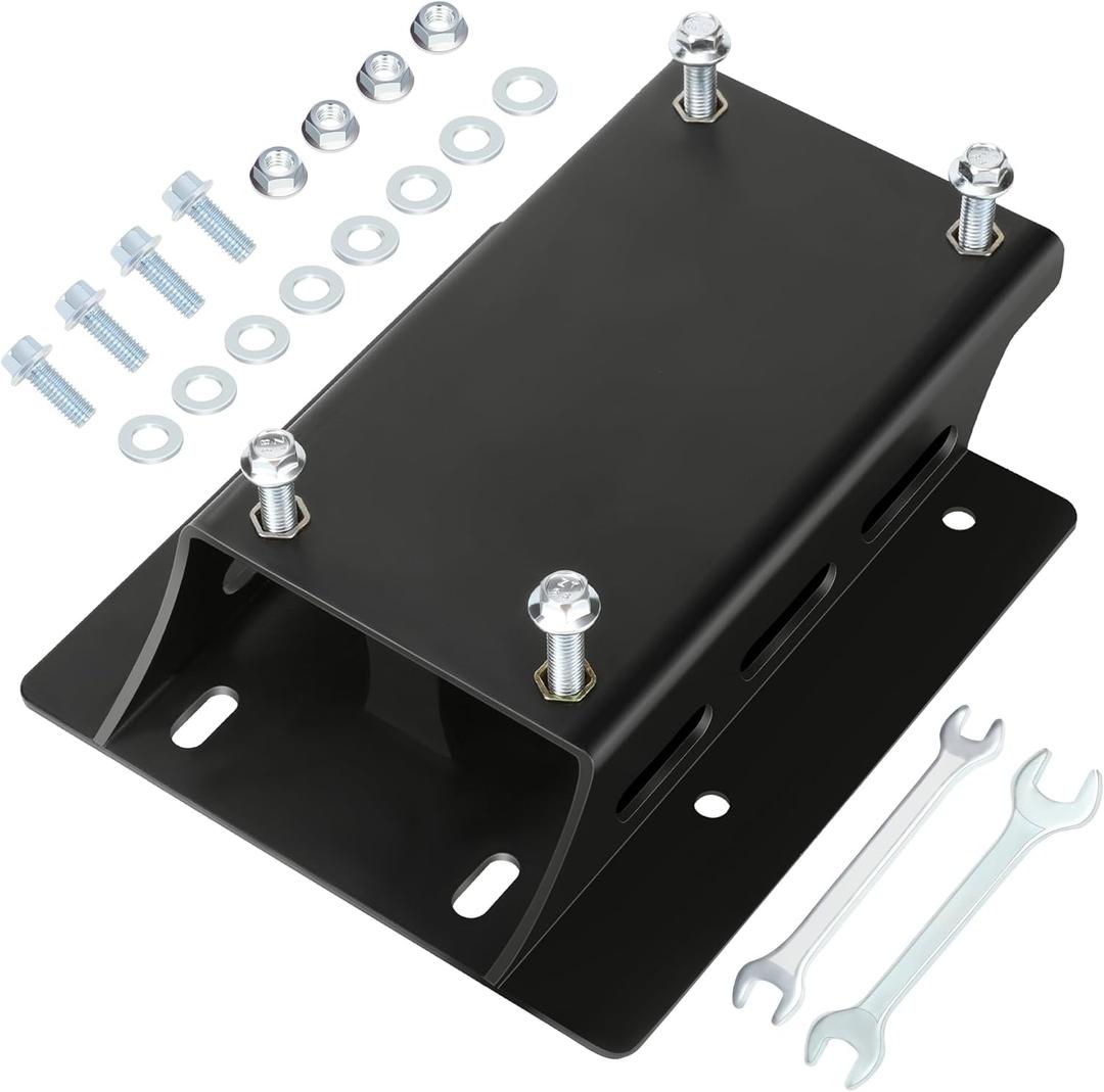 YOXUFA Torque Converter Motor Engine Riser Plate Kit Replacement for Predator 212cc 224cc 196cc 6.5hp Coleman CT200U BT200X Baja Warrior Massimo MB200 GX160 GX200 Engine Mini Bike Go Kart Parts