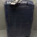 Traveler's Choice Pagosa Indestructible Hardshell Expandable Spinner Luggage, Navy, Carry-on