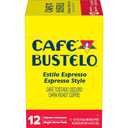 Caf Bustelo Espresso Style Dark Roast, Single Serve Coffee Pods, 12 Count (Pack of 1)