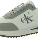 Calvin Klein Men's Phino Sneaker (10.5, Light Grey Multi 050)