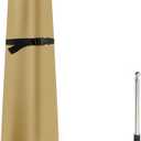 Patio Umbrella Cover, Waterproof Umbrella Covers for 7ft to 9ft Outdoor Umbrellas Market Parasol Covers with Push Rod, Beige