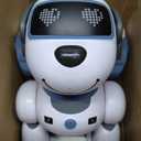 VATOS Remote Control Robot Dog Toy for Kids - Interactive Touch & Follow 17 Functions Robot Dog Pet, Programmable Smart Walking Puppy Intelligent Dancing Dog Robot Toys for Girls 3-12 Gifts (Blue)