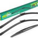 26" 15" 11" Windshield Wiper Blades Replacement for Chevrolet Chevy Sonic 2012 2013 2014 2015 2016 2017 2018 2019 2020 Premium All Weather Front Rear Wipers Set - OEM Quality (Pack of 3)