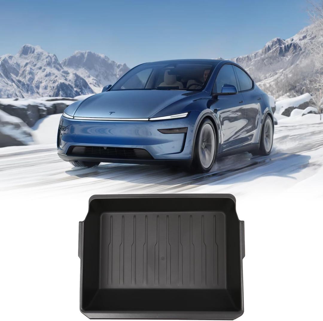 GEEDAR Under Seat Storage Box Organizer for Tesla Model Y 2025 Refresh (Juniper) - Rear Section, New Model Y 2025 Hidden Storage Box, Washable Underseat Organizer Fit Tesla Model Y 2025 Accessories