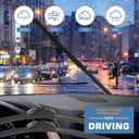 GSPSCN 2 Wipers For Benz C219 CLS500 CLS55 CLS550 CLS63 W211 W212 E320 E350 E500 E550 E55 E63 SL500 SL55 SL550 SL600 SL63 SL65 Original Equipment Windshield Wiper Blade 26"+26" (Set of 2)