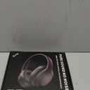 TANKASE Active Noise Cancelling Headphones, Wireless Over Ear Bluetooth Headphones,100H Play Time Bluetooth Headphone with Microphone,Lightweight and Foldable Comfortable Deep Bass for Work/Gym Black