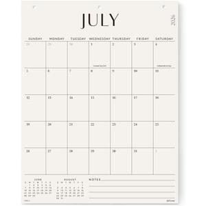 Jotsome Large Wall Calendar 2026-2027, Monthly Wall Calendar From Now to June 2027 17 x 22 inch in Home and Office for Easy Organizing (Now - Jun 2027, 17" x 22")