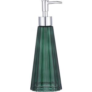 YunNasi Soap Dispenser with Pump, Refillable Liquid Hand Soap Dish Soap Dispensers for Bathroom Counter, Kitchen Sink (Dark Green)