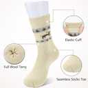 5 Pairs Mens Wool Socks Christmas Gift Box, Boot Thick Warm Crew Thermal Men Socks for Winter Exquisite Xmas Box (Mix1)