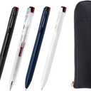 ZEBRA SARASA Clip 3C 0.5mm Multicolor Pen 4 Color Set, qullity original Black slim pen case