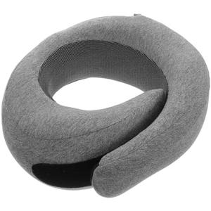 CALLARON Memory Foam U-Shaped Travel Neck Pillow Fastener Grey Color Ergonomic Design for Airplane Car Office and Home for Adults