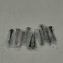 Replacement Toothbrush Heads 10 Pack for AquaSonic Black Series for Vibe Series Black Series pro, and for Duo Series pro Electric Toothbrush,Balck