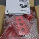 Jack Boss Motorcycle Wheel Chock, Motorcycle Stand Up to 1800 Lbs, Wide Range Less Than 6 Inch, 12 Holes Support Adjustable Front Tire Stand Chocks for Most Motorcycle