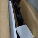 YITAHOME Dog Crate Furniture with Cushion, Dog Kennel Indoor with Wheels, 27" Dog Cage with Double Doors for Small Dog (Rustic Brown)