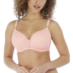 Freya Womens Starlight Balcony Underwire Moulded Bra (30DD, Rosewater)