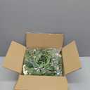 8 Pcs Green Eucalyptus Candle Rings Wreaths Spring Summer Kitchen Cabinet Wreaths Mini Green Berry Leaves Candle Wreath for Pillars Farmhouse Festival Wedding Celebrations Tabletop Decoration